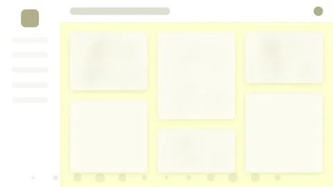 Modern UI/UX design interface grid layout for website or app development, m.. Stock Footage 346660117
