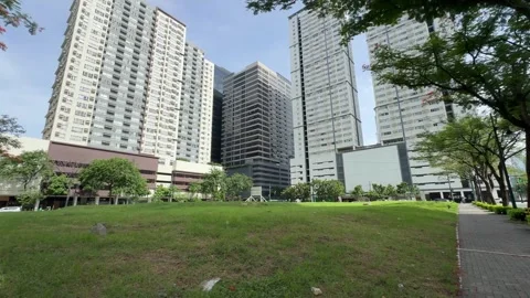 Modern Urban Architecture in BGC 4k 60fps Stock Footage 339203330