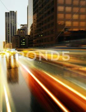 Modern urban city at night Stock Photos