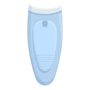 Modern urinal flush system using sensor for hygiene Stock Illustration