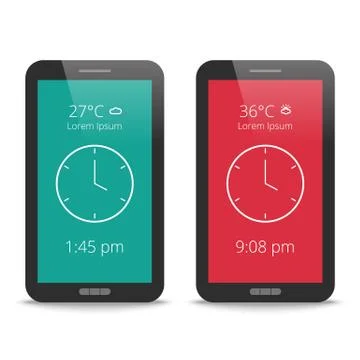 Modern User Interface design Stock Illustration