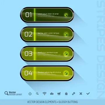 Modern User Interface Illustrazione stock