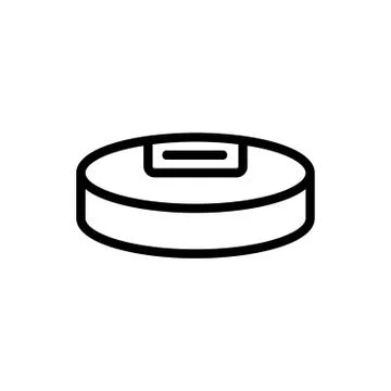 Modern vacuum cleaner icon vector. Isolated contour symbol illustration Illustrazione stock