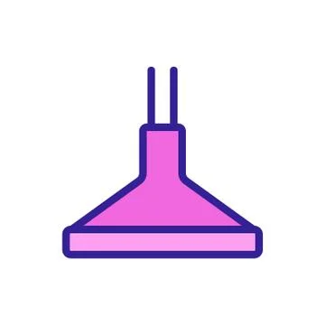 Modern vacuum cleaner icon vector. Isolated contour symbol illustration Stock Illustration