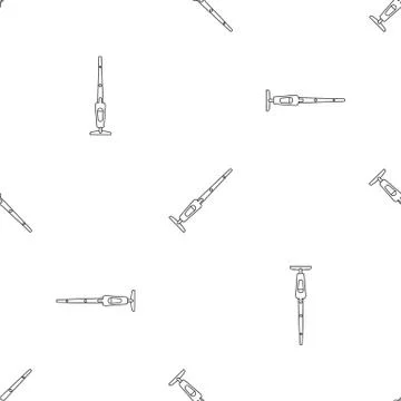 Modern vacuum cleaner pattern seamless vector Stock Illustration