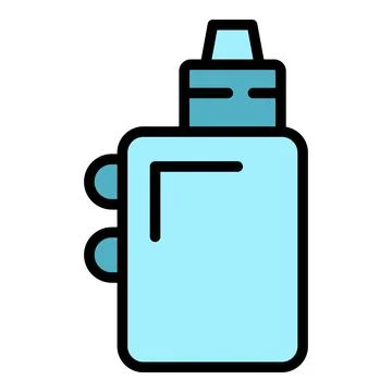Modern vape icon vector flat Stock Illustration