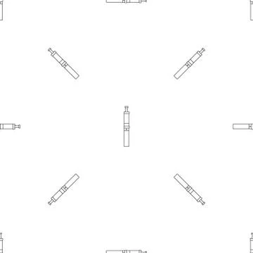 Modern vape pen pattern seamless vector Stock Illustration