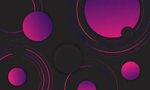 Modern vector abstract background with circle elements eps 10 Stock-Illustration