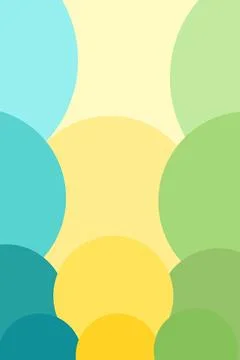 Modern vector abstract background with multicolored circles for design Stock Illustration