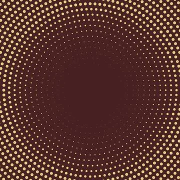 Modern Vector Abstract Geometric Pattern With Dots Stock Illustration