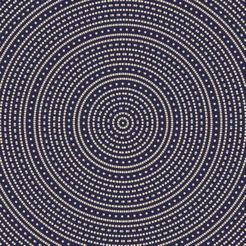 Modern Vector Abstract Geometric Pattern With Dots 스톡 일러스트