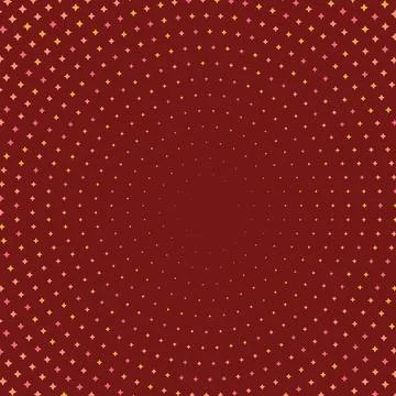 Modern Vector Abstract Geometric Pattern With Dots Illustrazione stock