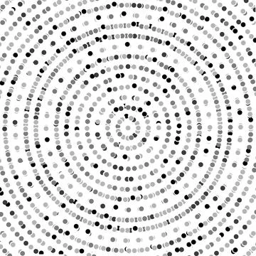 Modern Vector Abstract Geometric Pattern With Dots Stock Illustration