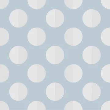 Modern vector abstract seamless pattern. White and grey circles on a blue bac イラスト素材
