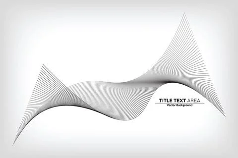 Modern Vector Background, Abstract Line Art Patterns Stock Illustration