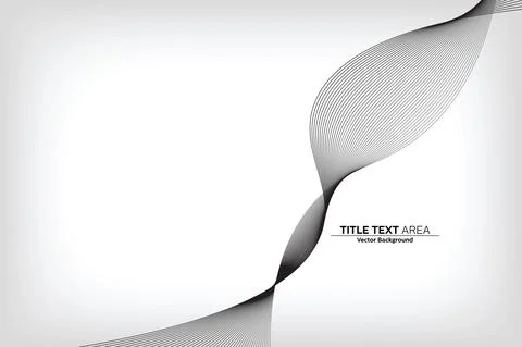 Modern Vector Background, Abstract Line Art Patterns Stock Illustration