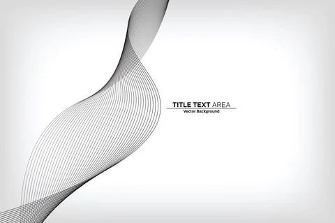 Modern Vector Background, Abstract Line Art Patterns Stock Illustration