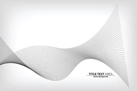 Modern Vector Background, Abstract Line Art Patterns Stock Illustration