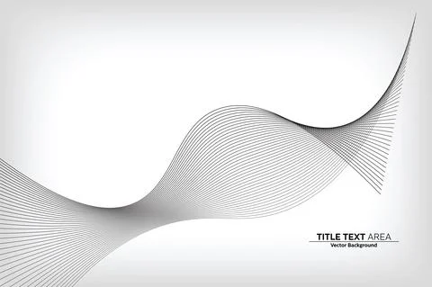 Modern Vector Background, Abstract Line Art Patterns Stock Illustration