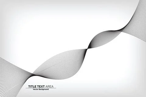 Modern Vector Background, Abstract Line Art Patterns Stock Illustration