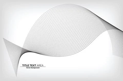 Modern Vector Background, Abstract Line Art Patterns Stock Illustration