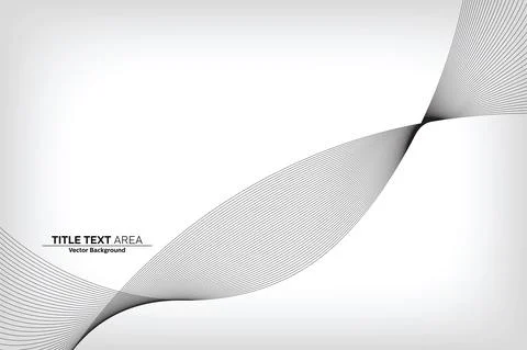 Modern Vector Background, Abstract Line Art Patterns Stock Illustration