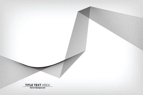 Modern Vector Background, Abstract Line Art Patterns Stock Illustration