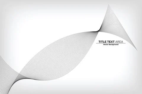 Modern Vector Background, Abstract Line Art Patterns Stock Illustration