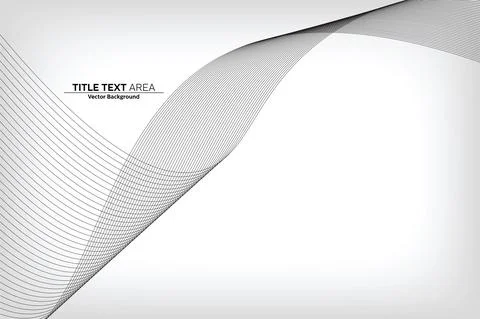 Modern Vector Background, Abstract Line Art Patterns Stock Illustration