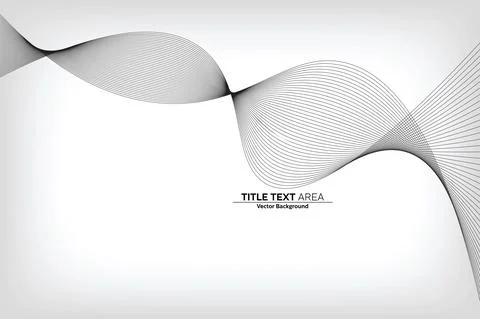 Modern Vector Background, Abstract Line Art Patterns Stock Illustration