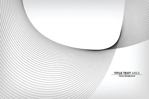 Modern Vector Background, Abstract Line Art Patterns Stock Illustration