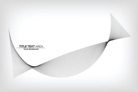 Modern Vector Background, Abstract Line Art Patterns Stock Illustration