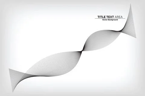 Modern Vector Background, Abstract Line Art Patterns Stock Illustration