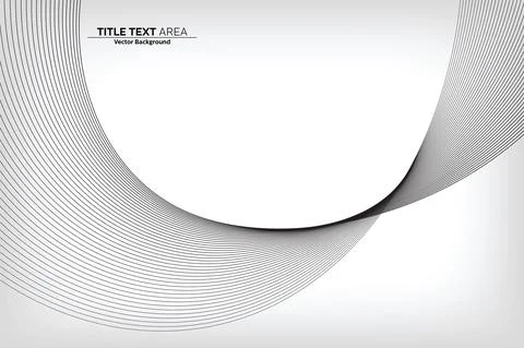 Modern Vector Background, Abstract Line Art Patterns Stock Illustration