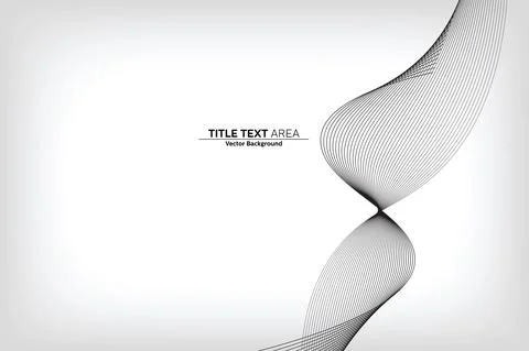 Modern Vector Background, Abstract Line Art Patterns Stock Illustration