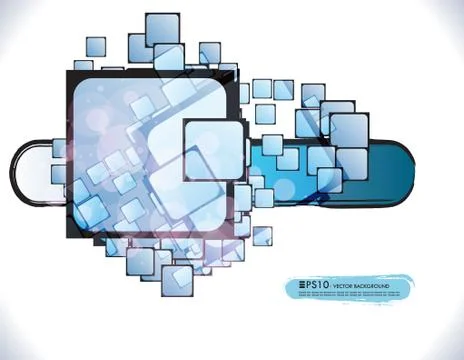 Modern vector background Stock Illustration