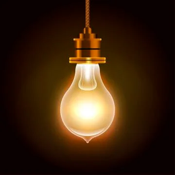 Modern Vector Bulbs Background 無料イラスト素材