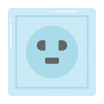 Modern vector design of socket, electrical equipment icon Stockillustratie