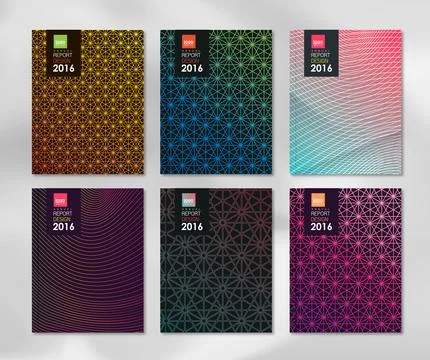 Modern Vector design template with abstract pattern Stock Illustration