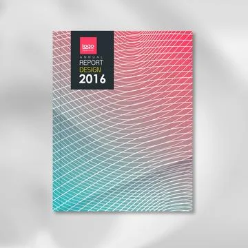 Modern Vector design template with abstract pattern Stock Illustration