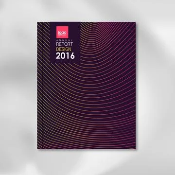 Modern Vector design template with abstract pattern Stock Illustration