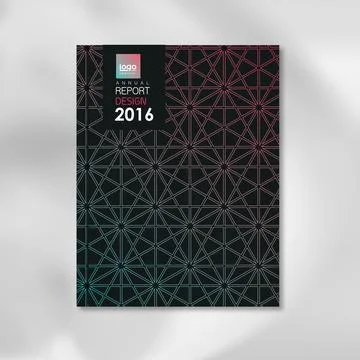 Modern Vector design template with abstract pattern Stock Illustration