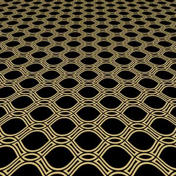 Modern Vector Geometric Abstract Pattern With Perspective Stock Illustration