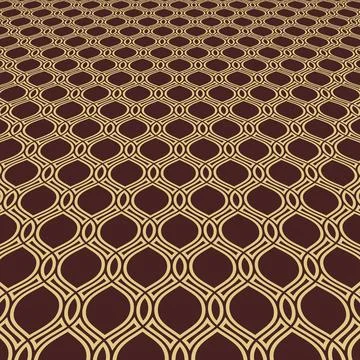 Modern Vector Geometric Abstract Pattern With Perspective イラスト素材