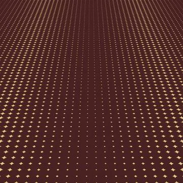 Modern Vector Geometric Abstract Pattern With Perspective Stock Illustration