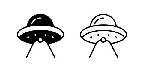 A modern vector icon set depicting spaceships, perfect for space exploratio.. Stock Illustration