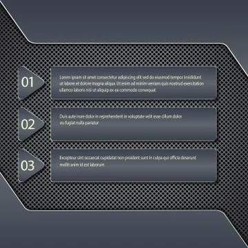 Modern vector infographic on speaker grill texture . Can be used for web design Stock Illustration