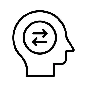 A modern vector of knowledge transfer in customizable style Stock Illustration