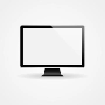 Modern vector lcd display Stock Illustration
