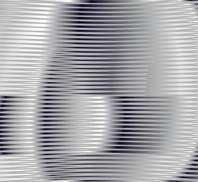 Modern vector line art abstract soft grey wave texture. Stock Illustration